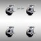 Service Caster 5 Inch SS Glass Filled Nylon Caster Set with Roll Bearings 4 Brake 2 Swivel Lock SCC-SS30S520-GFNR-TLB-BSL-2-TLB-2 - alternate 1